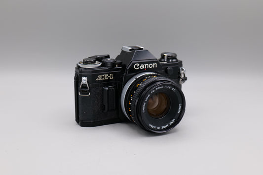 Canon AE-1 & FD 50mm f1.8 S.C.