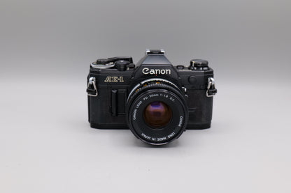 Canon AE-1 & FD 50mm f1.8 S.C.