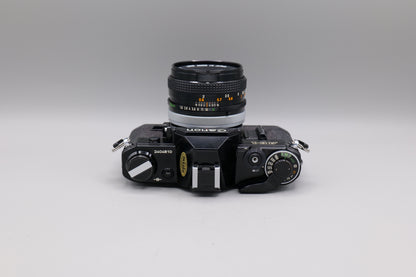 Canon AE-1 & FD 50mm f1.8 S.C.