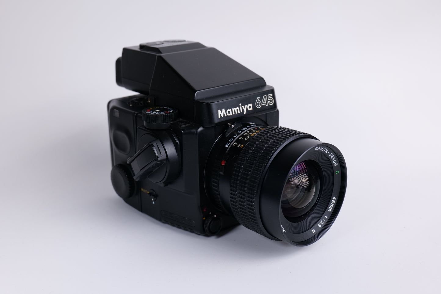Mamiya 645 Super & Mamiya-Sekor N 45mm f2.8 & Accessoires