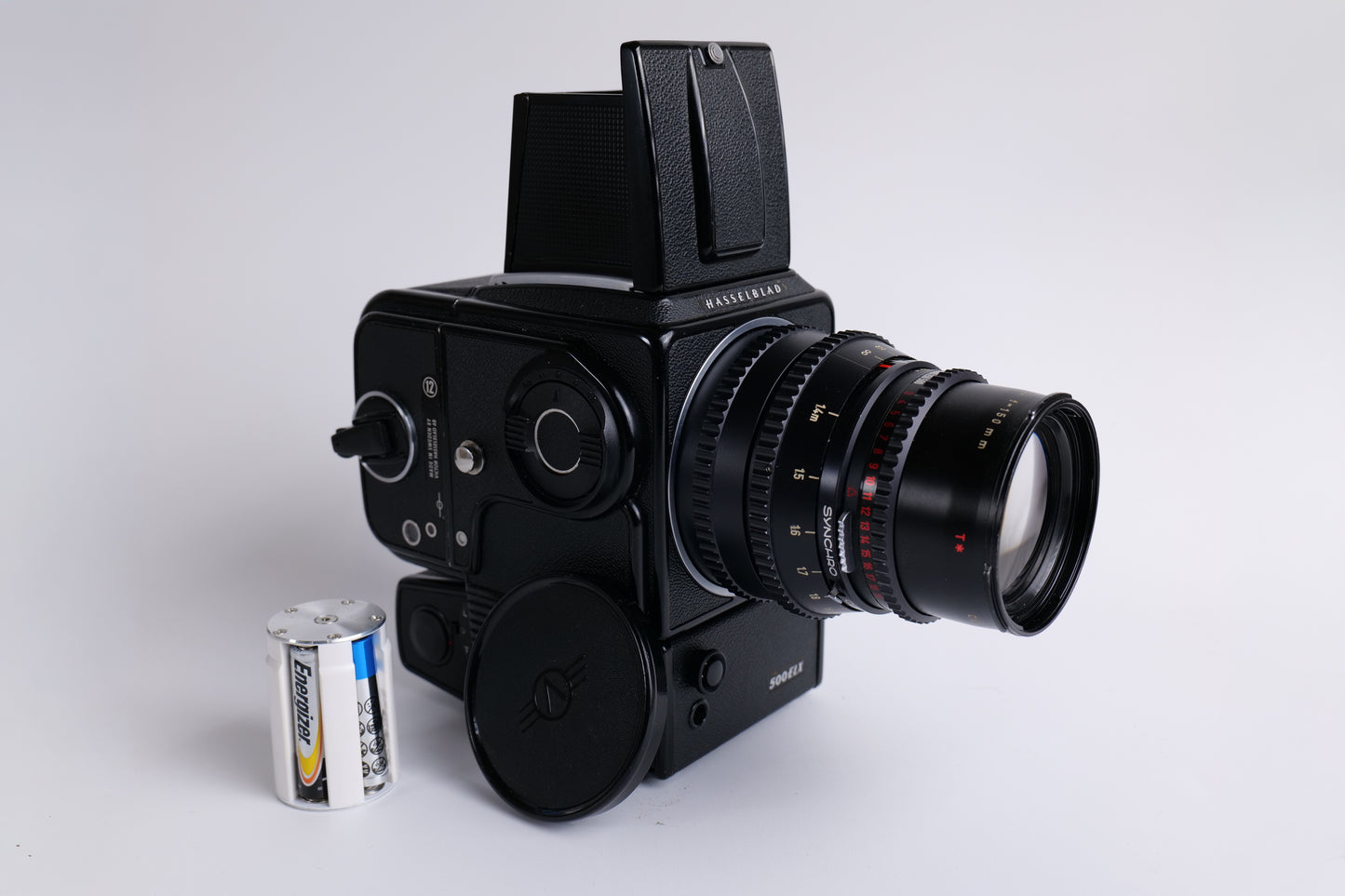 Hasselblad 500 ELX & Sonnar 4/150mm T* [AVEC ADAPTATEUR A PILES AAA LR6]