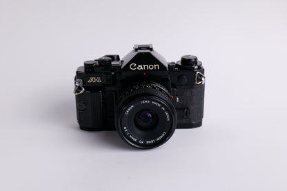 Canon A-1 & 35mm f/2.8 & Motor MA