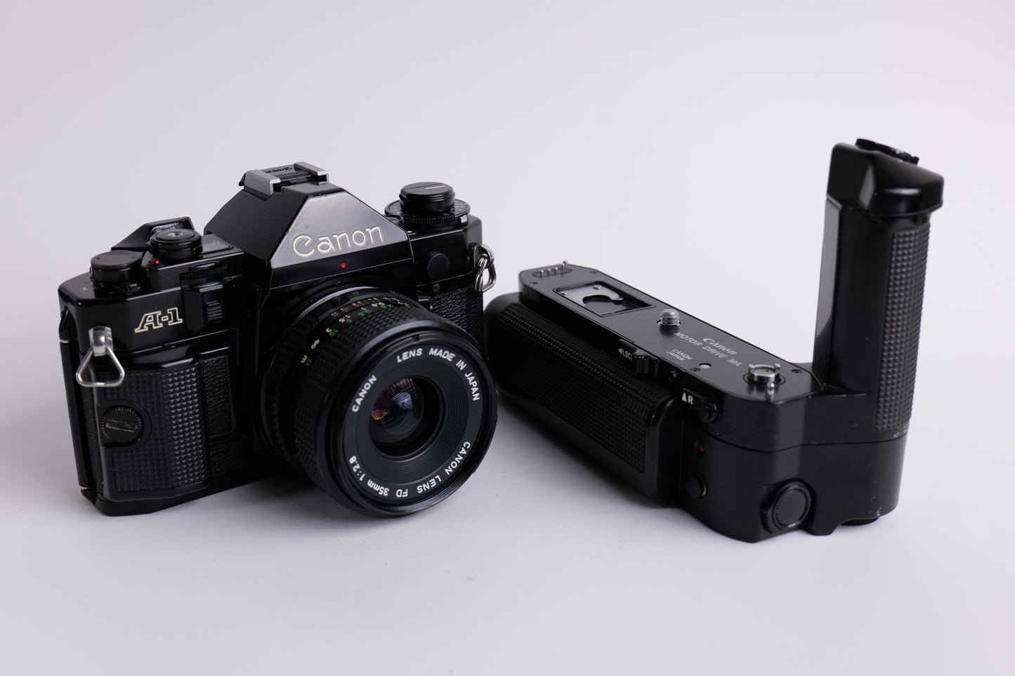 Canon A-1 & 35mm f/2.8 & Motor MA