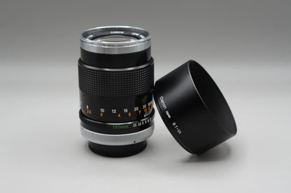 Canon FD 135mm f3.5 Chrome Nose
