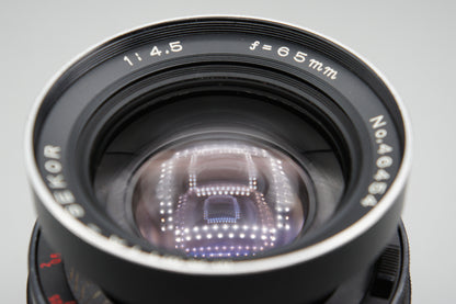 Mamiya-Sekor 65mm f4.5