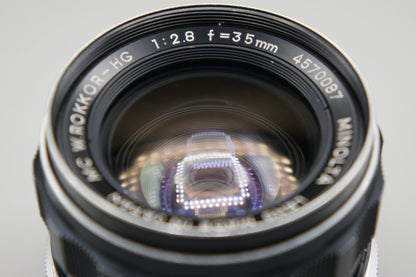 Minolta MC W Rokkor - HG 35mm f2.8